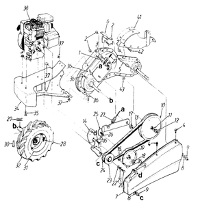 Part Location Diagram of 919-0009A Husky HKY PART